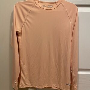Peach Long Sleeve Women's Top